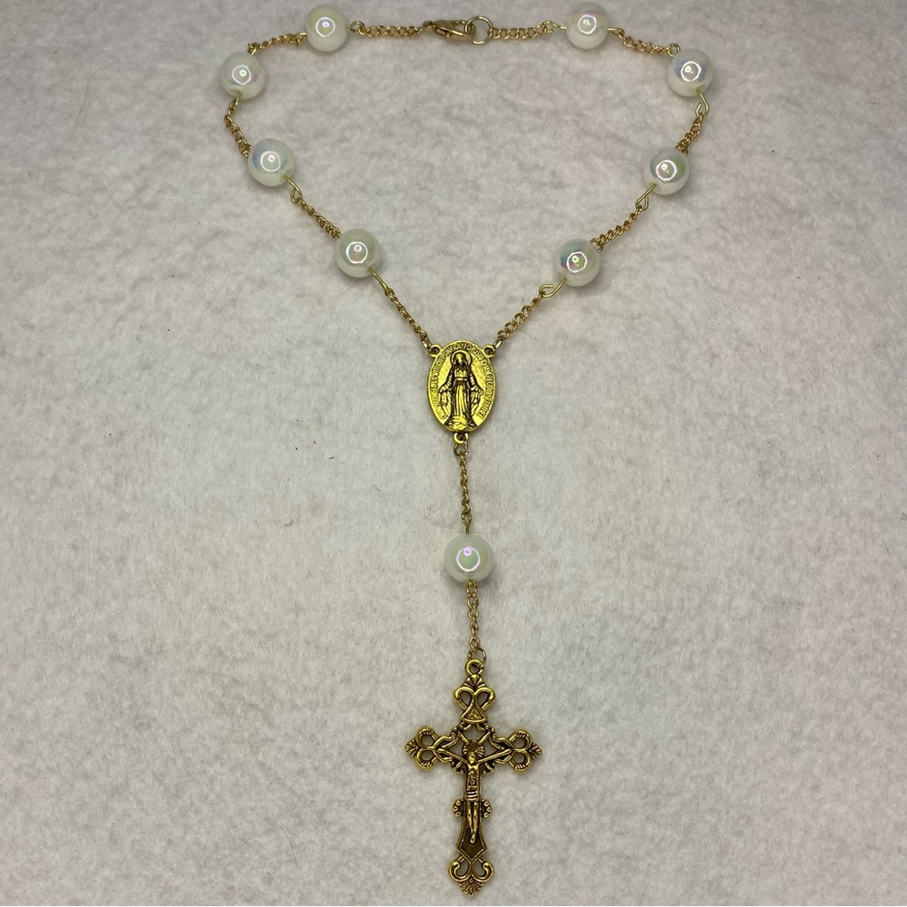 White Rosary